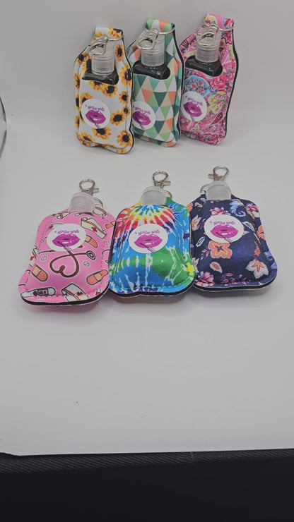 Hand Sanitizer and Keychain Holder